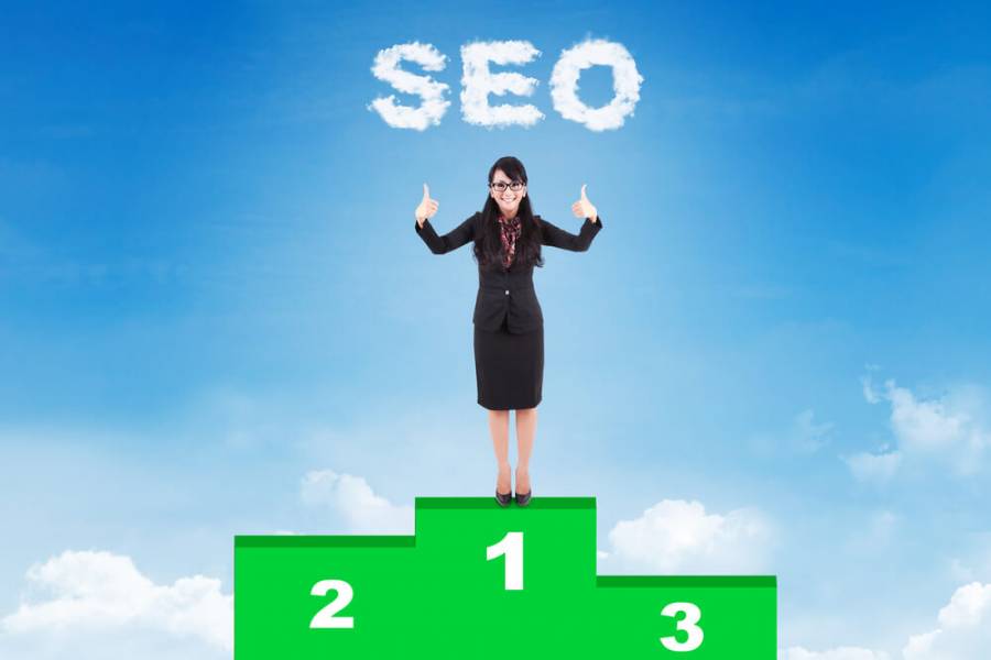 first page seo