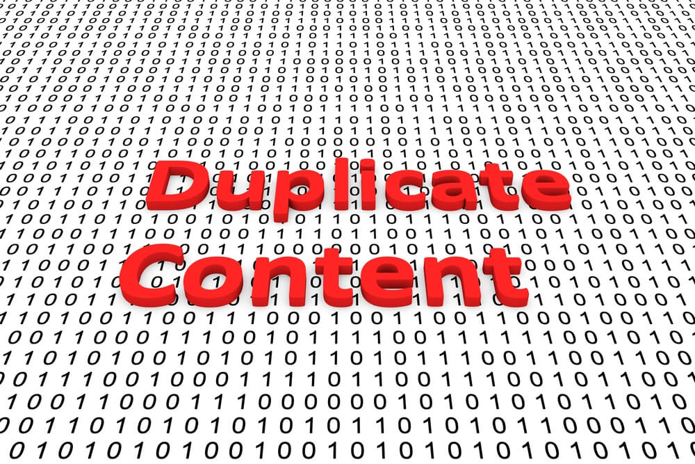 google seo duplicate content